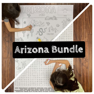 Arizona State BUNDLE Coloring and Word Search